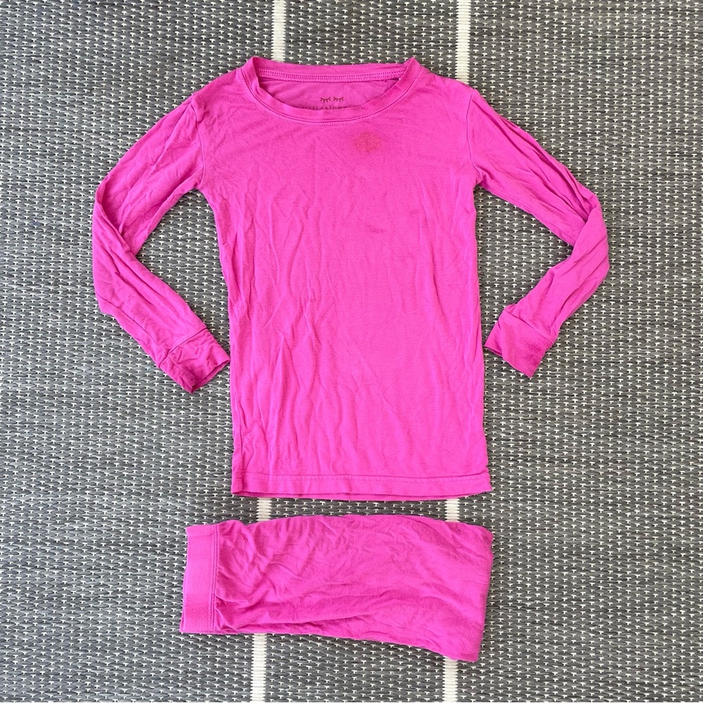 Little Sleepies Solid Pink Set